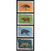 Ecuador 656/59 1960 Baeza fauna Puma Tremarctos Tapirus Myrmecophga Usados