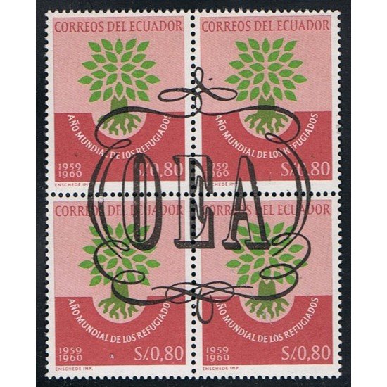 Ecuador 695 1963 OEA Organización estados americanos MNH Ecuador 695 1963 OEA Organización estados americanos MNH