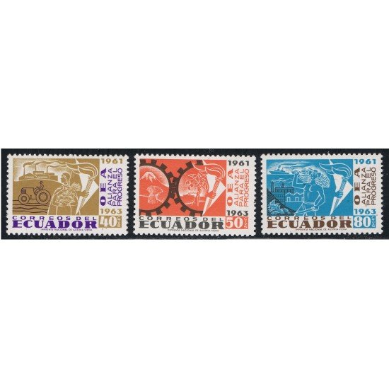 Ecuador 713/15 1964 OEA Organiazación Estados americanos MNH Ecuador 713/15 1964 OEA Organiazación Estados americanos MNH