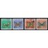 Ecuador 716/19 1964 butterfly Mariposa Usados