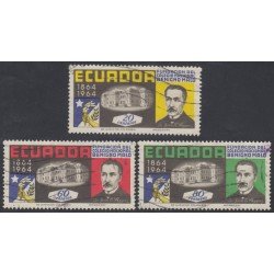Ecuador 726/28 1965 Benigno Malo Usados Ecuador 726/28 1965 Benigno Malo Usados