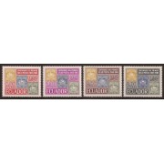 Ecuador 744/47 1965 Centenario de el sello MNH