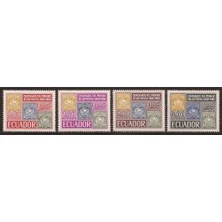 Ecuador 744/47 1965 Centenario de el sello MNH Ecuador 744/47 1965 Centenario de el sello MNH