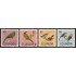 Ecuador 748/51 1966 pájaros bird Quetzal Tangara Pygargue MH