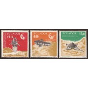 Ecuador 763/65 1967 Conquista de la luna Astro MNH