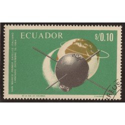 Ecuador 774 1967 Satélite San Marco Astro Usado Ecuador 774 1967 Satélite San Marco Astro Usado