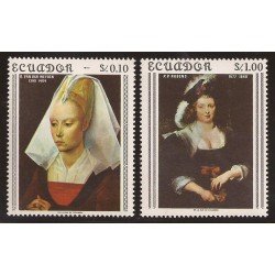 Ecuador 793/94 1967 Pintura Painting Rubens MNH Ecuador 793/94 1967 Pintura Painting Rubens MNH