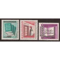 Ecuador 795/97 1968 Cº Doctor Victor Manuel Penaherrera MNH Ecuador 795/97 1968 Cº Doctor Victor Manuel Penaherrera MNH