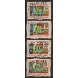 Ecuador 822A/D 1969 Reivivindacaciones Amazónicas Juno Usados Ecuador 822A/D 1969 Reivivindacaciones Amazónicas Juno Usados