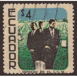 Ecuador 831 1970 Kennedy Luther King Usado Ecuador 831 1970 Kennedy Luther King Usado