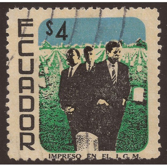 Ecuador 831 1970 Kennedy Luther King Usado Ecuador 831 1970 Kennedy Luther King Usado