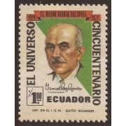 Ecuador 863 1971 Periodico El Universal Ismael Pazimino MNH