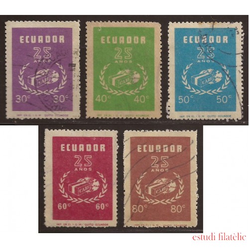 Ecuador 864/68 1971 CARE Usados