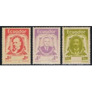 Ecuador 906/08 1974 Jaramillo Alvarado Andrade Campos MNH