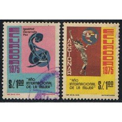 Ecuador 918/19 1975 Año Internacional de la mujer Usados Ecuador 918/19 1975 Año Internacional de la mujer Usados