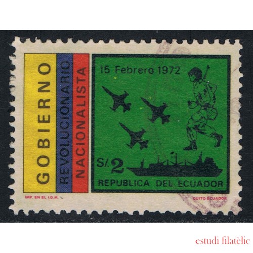 Ecuador 920 1975 Gobierno Nacionalista Revolucionario military avión usado
