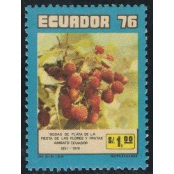 Ecuador 960 1976 Flora Strawberry MH Ecuador 960 1976 Flora Strawberry MH