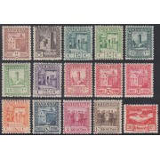 Andorra Española 28/44 ( sin Nº 37 y Nº 41 ) 1935 - 1943 Paisajes de Andorra MNH Andorra Española 28/44 ( sin Nº 37 y Nº 41 ) 1935 - 1943 Paisajes de Andorra MNH