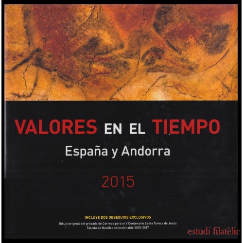 Libro Album Oficial de Sellos España y Andorra  2015  