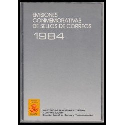 Libro Oficial Correos España 1984 Libro Oficial Correos España 1984