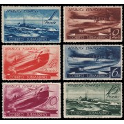 España Spain 775/80 1938 Submarino MH España Spain 775/80 1938 Submarino MH
