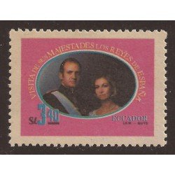 Ecuador 993 1980 Visita Reyes Juan Carlos I Sofía King MNH Ecuador 993 1980 Visita Reyes Juan Carlos I Sofía King MNH