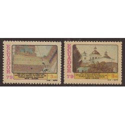 Ecuador 994/95 1980 Virgen de la Merced Religion MNH Ecuador 994/95 1980 Virgen de la Merced Religion MNH