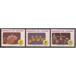 Ecuador 1006/08 1980 Orquideas orchids Flora MNH Ecuador 1006/08 1980 Orquideas orchids Flora MNH