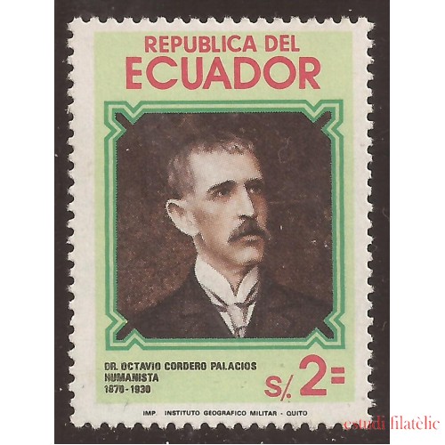 Ecuador 1014 1981 Dotor Octavo Cordero Palacios MNH 