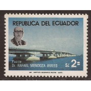 Ecuador 1017 1981 Puente Bridge Doctor rafel Mendoza Aviles MNH 
