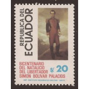 Ecuador 1033 1983  Bicentenario Nacimiento Simon Bolivar MNH