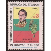 Ecuador 1039 1984 Cº Provincial Bolivar y el Oro MNH