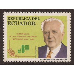 Ecuador 1075 1985 Cº Nacimiento Pio Jaramillo Alvarado Historiador MNH Ecuador 1075 1985 Cº Nacimiento Pio Jaramillo Alvarado Historiador MNH