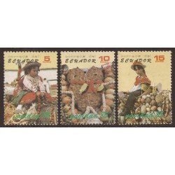 Ecuador 1098/00 1985 Navidad Christmas Fruta MNH Ecuador 1098/00 1985 Navidad Christmas Fruta MNH