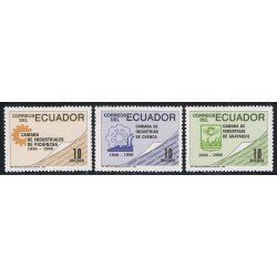 Ecuador 1127/29 1986 Camáras de Comercio e Industia Pichincha MNH Ecuador 1127/29 1986 Camáras de Comercio e Industia Pichincha MNH
