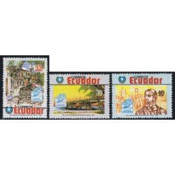 Ecuador 1137/39 1988 450 Aniv Fundación Guayaquil Puente Bridge MNH Ecuador 1137/39 1988 450 Aniv Fundación Guayaquil Puente Bridge MNH