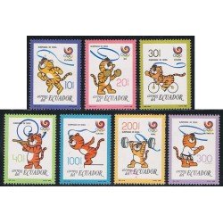 Ecuador 1163/69 1989 Juegos olímpicos Olympic Games Seul MNH Ecuador 1163/69 1989 Juegos olímpicos Olympic Games Seul MNH