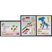 Ecuador 1203/05 1990 Mundial Fútbol Football Italia 90 MNH