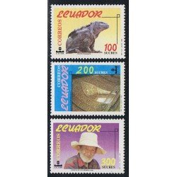 Ecuador 1209/11 1990 Turismo Islas Galápagos Iguana Fauna MNH Ecuador 1209/11 1990 Turismo Islas Galápagos Iguana Fauna MNH