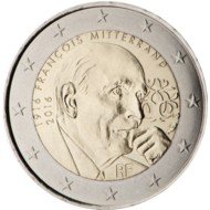 Francia 2016 2 € euros conmemorativos François Mitterrand