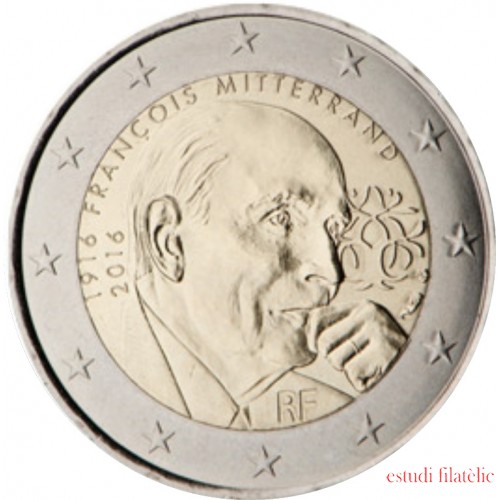 Francia 2016 2 € euros conmemorativos François Mitterrand 
