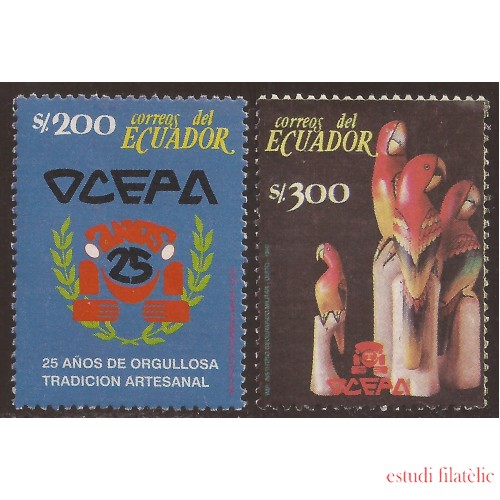 Ecuador 1214/15 1990 25 Aniv. OCEPA MNH