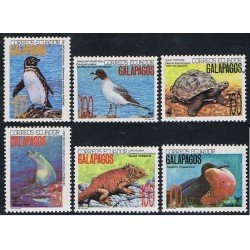 Ecuador 1240/45 1992 Fauna Galápagos Spheniscus Creagrus Testudo Zalophus MNH Ecuador 1240/45 1992 Fauna Galápagos Spheniscus Creagrus Testudo Zalophus MNH