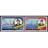 Ecuador 1248/49 1992 50 Aniversario Batalla Naval Jambeli barco ship MNH