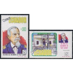 Ecuador 1250/51 1992 150 Aniv. Nacimiento Eloy Alfaro MNH Ecuador 1250/51 1992 150 Aniv. Nacimiento Eloy Alfaro MNH