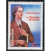 Ecuador 1256 1992 Beatificación narciso de Jesús Relgion MNH 