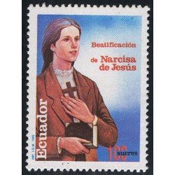 Ecuador 1256 1992 Beatificación narciso de Jesús Relgion MNH Ecuador 1256 1992 Beatificación narciso de Jesús Relgion MNH