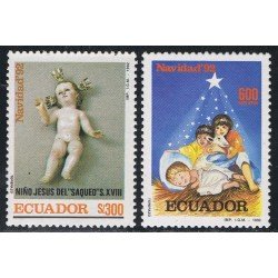 Ecuador 1257/58 1992 Navidad Christmas Fauna MNH Ecuador 1257/58 1992 Navidad Christmas Fauna MNH