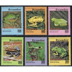 Ecuador 1260/65 1993 Fauna Rana Frog Agalchnis Atelopus Hyla MNH Ecuador 1260/65 1993 Fauna Rana Frog Agalchnis Atelopus Hyla MNH