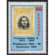 Ecuador 1267 1993 Cº Muerte Francisco Robles MNH